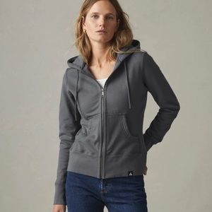 American Giant Classic Full Zip in Iron